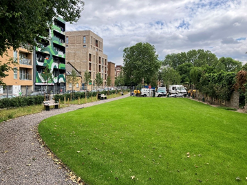 Victoria Park under construction 